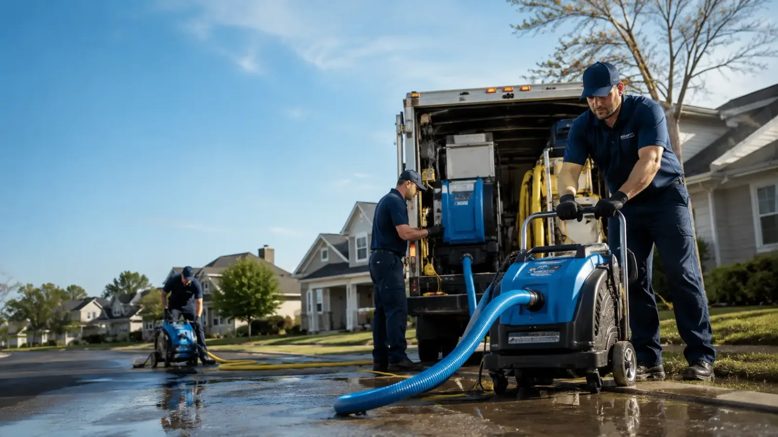 Flood Damage Cleanup in Dagus Mines, PA